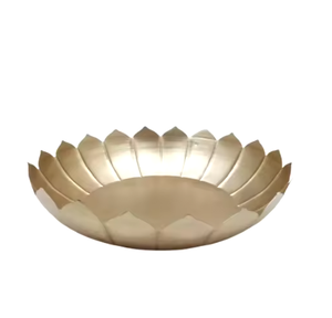 Premium Quality Metal Luxury Designer Bowls Nickel Plated Decorative Serving Tableware Metal Bowls Handmade In Wholesale Bulk - Product Image 1