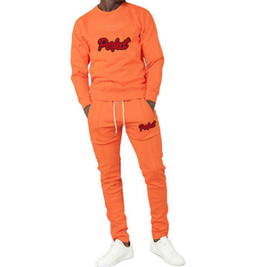 Chándal Térmico Transpirable de Primavera con Bordado Chenille Personalizado al por Mayor 2023 para Hombre y Mujer, la Mejor Calidad - Product Image 2