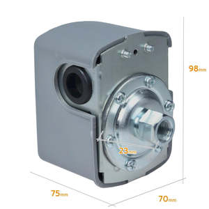 Regulador de Presión para Autoclave, Bomba Eléctrica Mecánica Monofásica HM 230V, 1.4-2.8 bar, Conexión de Rosca G1/4, Interruptor de Presión - Product Image 4