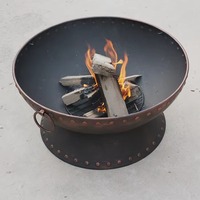 Barbecue portable à charbon de bois d'extérieur avec plaque de cuisson en fonte, brûleur latéral étanche, commande par bouton, sécurité entièrement protégée, sur chariot