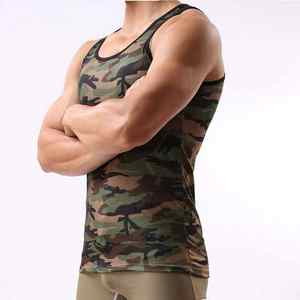 Camiseta sin Mangas para Hombre de Alta Calidad, Transpirable, de Punto, con Estampado por Transferencia de Calor, Ajuste Holgado, Ropa Deportiva - Product Image 3