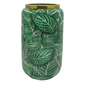 Ensemble de 3 nouveaux pots de fleurs en fer légers, durables, écologiques, modernes, avec finition émaillée, grande taille, pour la vie quotidienne - Product Image 3