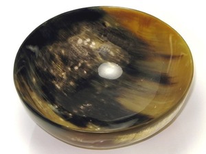 Bol en corne de buffle fait à la main de conception standard pour ustensiles de cuisine bol en corne avec bol en corne naturelle pour la cuisine par l'artisanat en croissant - Product Image 3