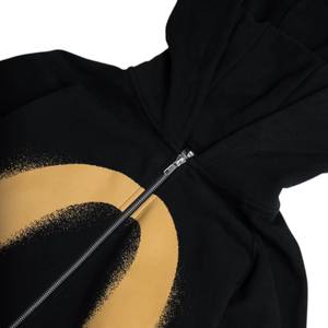 Sweat-shirt à capuche surdimensionné en molleton lourd 320GSM en gros, logo personnalisé, sweat-shirt de sport pour hommes |   Vêtements de sport à épaules tombantes - Product Image 2