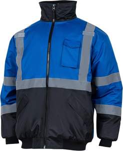 Vêtement de travail personnalisé Imperméable Léger SoftShell Réfléchissant Haute visibilité Veste de sécurité pour hommes Activités de plein air en hiver - Product Image 1