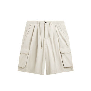 กางเกงขาสั้นคาร์โก้สำหรับผู้ชายกางเกงขาสั้นขาสั้นแบบผูกเชือก - Product Image 4