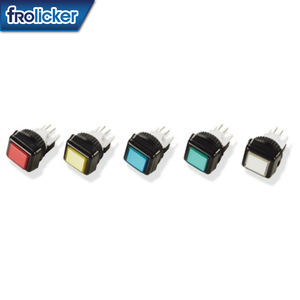 Fro thương hiệu giá thấp Arcade hình chữ nhật push button bắt đầu dừng LED chiếu sáng nút với chúng tôi cắm cho máy chơi <span class=keywords><strong>game</strong></span> (Made Taiwan) - Product Image 3