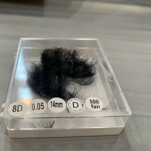 Extension de cils en gros 0.05mm 8D volume russe cils Faux vison facile ventilateurs floraison cils C D curl fournisseur du Vietnam - Product Image 1