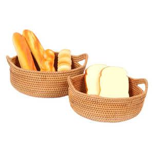 Cesta de Almacenamiento de Mimbre para Exteriores, Estilo Nórdico, Grande, para Organizar el Armario, Multiusos, Natural, para Despensa - Product Image 1