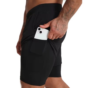 2026 New Fitness Workout Baggy Men Short Pants Breathable Double <b>Layer</b> Sports Sweat Shorts Quick Dry Athletic Shorts for Men - Product Image 3