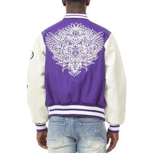 Chaqueta con letras de la mejor calidad para hombre, chaquetas universitarias de béisbol a la moda holgadas, chaqueta de béisbol universitaria para hombre - Product Image 2