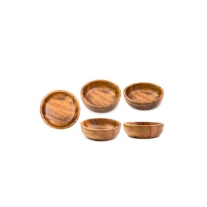 Vente en gros Bol en bois de bambou massif Ensemble de table écologique Ustensiles de cuisine avec logo personnalisé Couverts à la noix de coco Cuillère Cuisson Fête - Product Image 2