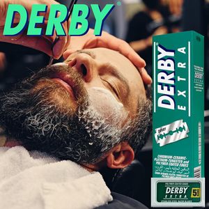 Derby Extra Double Edge Safety <b>Razor</b> <b>Blades</b> 100 Pack Stainless Steel DE Shaving <b>Blade</b> Refills Smooth Precision Shave Wholesale - Product Image 3
