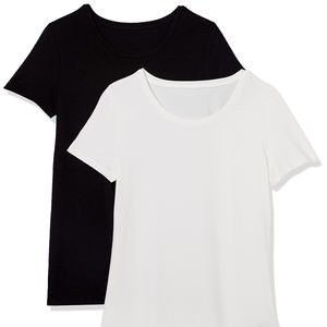Camiseta de Manga Corta para Mujer, Cuello Redondo, Corte Regular, 100% Algodón, Secado Rápido, Ecológica, de Alta Calidad, Venta al Por Mayor 2026 - Product Image 1