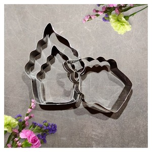 Beautiful <b>Cookie</b> Cutters Holiday Set for Baking Cake Decorating DIY Stainless Steel Custom Shapes Use in Hotel Kitchen Party Fun - Product Image 2