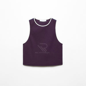 Tops Deportivos Cortos de Verano para Mujer, con Espalda Fruncida, al por Mayor, con Logotipo Personalizado, Ajustados, Lisos y Sexys, con Mangas Cortas - Product Image 6