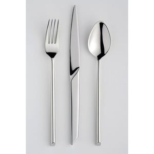 Ensemble de couverts en acier inoxydable argenté poli avec poignée unique faite à la main de style occidental pour la maison mariage hôtel restaurant - Product Image 5