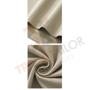 270GSM เสื้อยืดแขนยาวของผู้ชายปักลายเสื้อเชิ๊ตธรรมดาโอเวอร์ไซซ์เปิดไหล่ไม่มีแขนเสื้อไม่มีแขนเสื้อ - Product Image 3