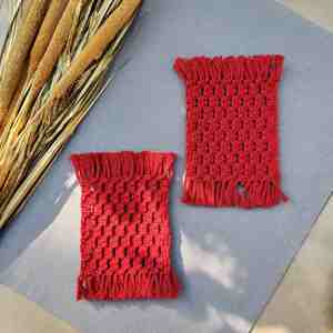 Boho élégant tapis de Table en macramé qualité supérieure pur coton fait à la main forme rectangulaire bohème Design Style décor à la maison inde - Product Image 6