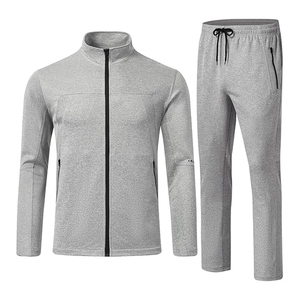 Conjuntos deportivos casuales para hombre, con cremallera completa, para correr, atletismo, 2 piezas, con cremallera. - Product Image 3