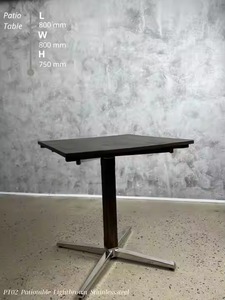 โต๊ะรับประทานอาหารที่ระเบียงกลางแจ้งเก้าอี้เหล็กก่อสร้างสำหรับสวนระเบียงโต๊ะทำงานที่หรูหรารวมกับที่นั่งที่สะดวกสบาย - Product Image 2