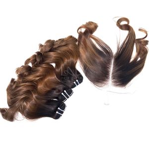 Meilleure qualité bébé ondulé personnalisé couleur faisceaux de 100% cheveux humains vietnamiens avec prix de gros - Product Image 2