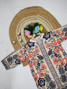 ชุดเดรสแบบใหม่ Kedia Salwar Kameez Kora Muslin แห้งเร็ว ทันสมัย เหมาะสำหรับงานปาร์ตี้ ใส่ได้ทุกฤดู - Product Image 5