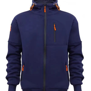 Haute qualité personnalisé 400 Gsm poids lourd français éponge fermeture éclair à capuche surdimensionné pleine fermeture éclair pour hommes saison d'hiver fabriqué au Bangladesh - Product Image 1