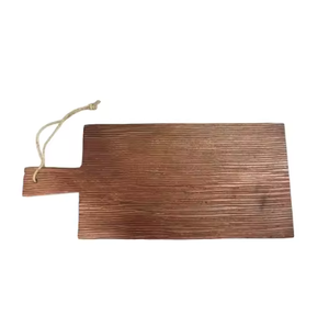 Planche à découper en bois très résistante pour une utilisation sûre en cuisine, avec rainure de coupe, disponible à bas prix - Product Image 4