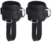 Sangles de cheville en nylon AB Zone 100 % polyester de haute qualité pour la musculation, le fitness et les exercices aux cordes, taille unique