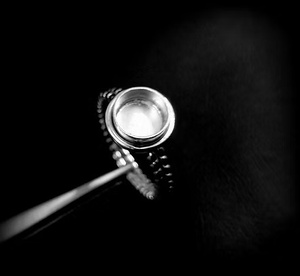 Bague semi-montée en argent sterling 925 massif, double bande de 7 mm, pour femme, usage quotidien, design corde, bijoux fins, sertissage clos, écologique - Product Image 3