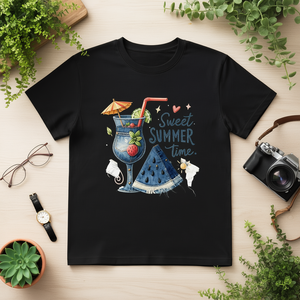 T-Shirt Unisex 100% Cotone 210GSM, Vestibilità Oversize Casual, Stampa Serigrafica Frontale e DTG, Maglietta Compressa - Product Image 3