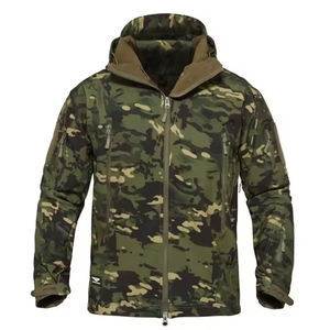 Veste de chasse camouflage fonctionnelle de haute qualité avec logo OEM, veste de camping et de randonnée personnalisée pour hommes - Product Image 5