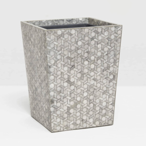 Cestas de basura con incrustaciones de concha de nácar para decoración de baño a buen precio del fabricante superior - Product Image 3