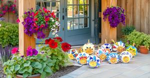 Set Of 10 Blue And White Ceramic Cupboard Cabinet Door Knobs <b>Drawer</b> Pulls <b>Small</b> 1.5" Diameter - Product Image 6