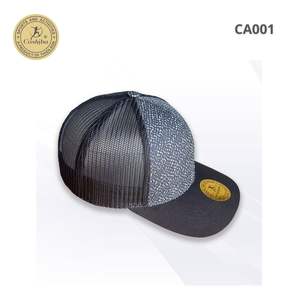 Casquette de camionneur en maille unisexe, tendance, réglable, à fermeture à pression, imperméable, 6 panneaux, pour l'aventure en plein air, respirante, toutes saisons - Product Image 3