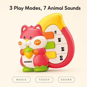Juguete de Piano de Cartón con Forma de Animal, Teclado Musical, Juguete Sonoro, Instrumento de Juego para Bebés, DO RE <span class=keywords><strong>MI</strong></span> FA, 3+ Años - Product Image 4
