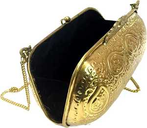 ที่กำหนดเองทำด้วยมือขัดสูงที่สวยงามที่กำหนดเองแม่ของมุกกระเป๋าถือแฟชั่นสำหรับผู้หญิงจากอินเดีย, - Product Image 2