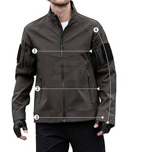 Chaqueta Táctica Ligera y Transpirable, Tejido Resistente al Agua con Capucha y Cintura Ajustable para Ropa Deportiva - Product Image 3