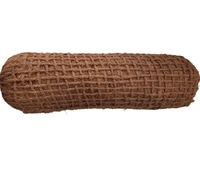 Troncos de Fibra de Coco 100% Naturales - Control de Erosión Ecológico y Biodegradable para Riberas de Ríos y Costas, Malla de Fibra de Coco Enrollada