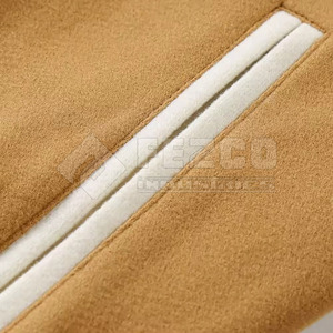 Timeless Hooded Letterman Jacket Stand Collar Front Logo <b>Crafted</b> for Men Seeking Warmth Style Winter Waterproof Eco-Friendly - Product Image 5