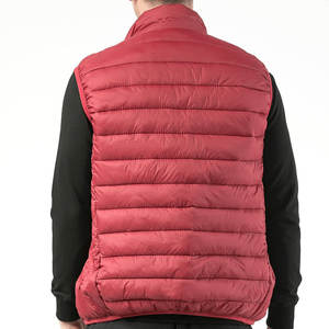 Produit étonnant Vêtements d'extérieur respirants sans manches Style unique Meilleur produit Gilet bouffant à fermeture éclair frontale et col montant pour hommes - Product Image 2