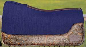 Tapis de selle occidental antidérapant de luxe en mousse à mémoire de forme ultra-confortable pour chevaux en cuir polaire fournisseur indien direct pour le vrac - Product Image 3