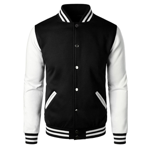 Premium 100% Cotton Canvas <b>Winter</b> <b>Quilted</b> Letterman Bomber Jacket Inspired by Timeless Collegiate Style - Product Image 1