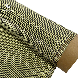 <span class=keywords><strong>Tissu</strong></span> hybride en <span class=keywords><strong>fibre</strong></span> <span class=keywords><strong>de</strong></span> <span class=keywords><strong>carbone</strong></span> 3K et aramide <span class=keywords><strong>Kevlar</strong></span>, tissage uni, jaune-vert, pour l'aérospatiale, l'automobile et les articles <span class=keywords><strong>de</strong></span> sport - Product Image 1