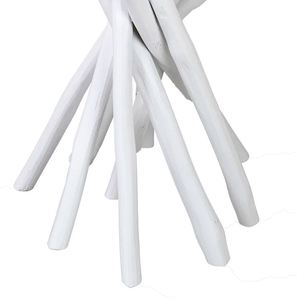 White Wooden End <b>Table</b> Smaller Space Beside Sofa Decorative Vase <b>Table</b> for Home Furniture Living Room Bedroom Office Decoration - Product Image 3