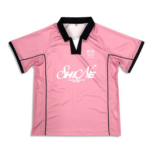 Camisetas de fútbol vintage de alta calidad, ropa de calle para hombre, camisetas impresas por sublimación OEM personalizadas, ropa de fútbol al por mayor - Product Image 1