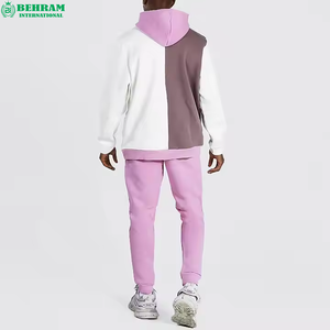 Streetwear Stacked Flare Sweatpants Jogger & Hoodie Set Unisex Heavyweight Breathable Pullover Cuffs <b>Tracksuit</b> - Product Image 5