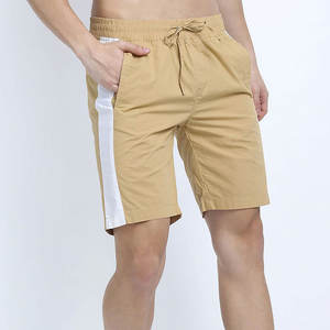 Pantalones cortos informales para hombre, pantalones cortos de sarga de algodón duraderos de OEM con logotipo personalizado - Product Image 2