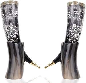 ฮอร์นดื่มไวกิ้งขายดี-ทำมือและขัดเงาในอินเดียสำหรับเหตุการณ์ประวัติศาสตร์และเหตุการณ์ในยุคกลาง - Product Image 6